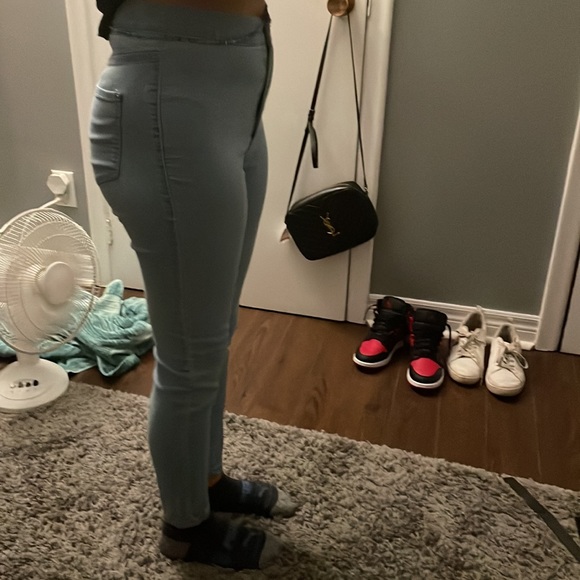 Sky blue roller jegging - Picture 4 of 4